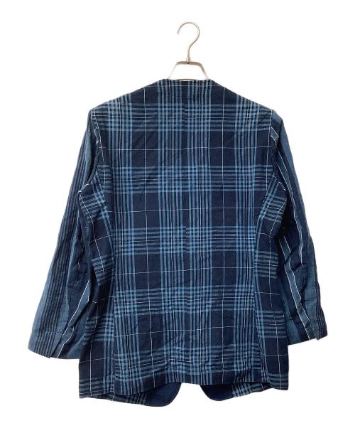 THE Sakaki（ザ サカキ）THE Sakaki (ザ サカキ) ジャケット ノーカラージャケット インディゴ サイズ:Sの古着・服飾アイテム