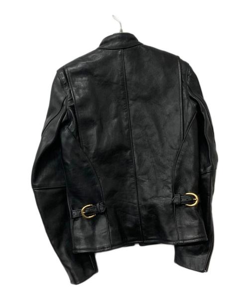 VANSON（バンソン）VANSON (バンソン) シングルライダースジャケット ブラック サイズ:UK34の古着・服飾アイテム