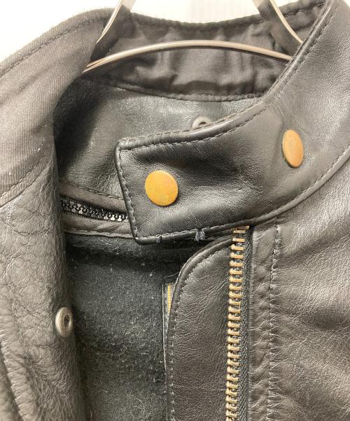 VANSON（バンソン）VANSON (バンソン) シングルライダースジャケット ブラック サイズ:UK34の古着・服飾アイテム