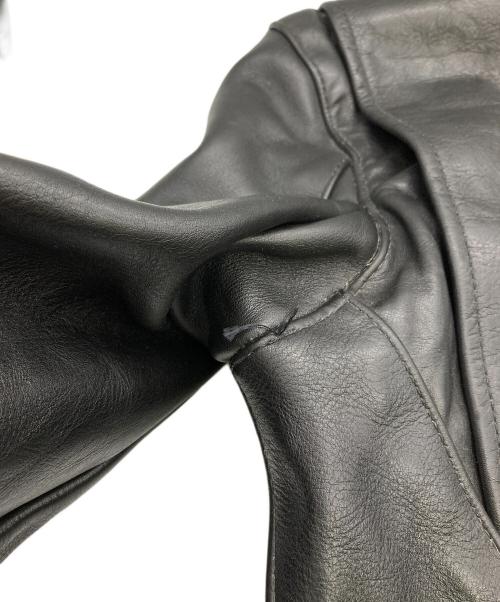 VANSON（バンソン）VANSON (バンソン) シングルライダースジャケット ブラック サイズ:UK34の古着・服飾アイテム