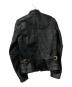 VANSON (バンソン) シングルライダースジャケット ブラック サイズ:UK34：40000円