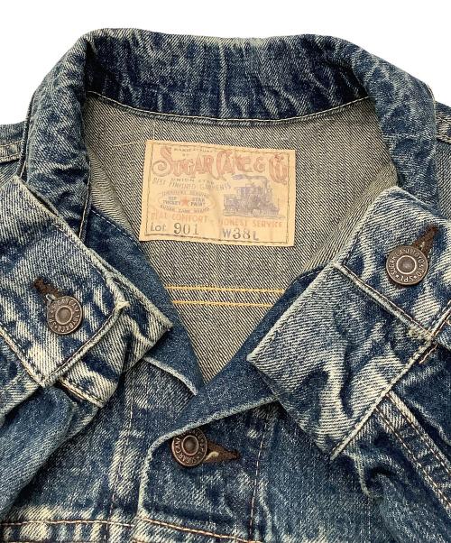 SUGAR CANE（シュガーケーン）SUGAR CANE (シュガーケーン) デニムジャケット Lot:901 14oz. FIBER DENIM LONE STAR JACKET インディゴ サイズ:W38の古着・服飾アイテム