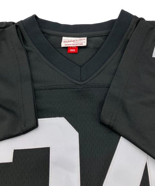MITCHELL & NESS（ミッチェルアンドネス）MITCHELL & NESS (ミッチェルアンドネス) スポーツウェア LEGACY 1988 Los Angeles Raiders Bo Jackson No.34 ブラック×グレー サイズ:44(L)の古着・服飾アイテム