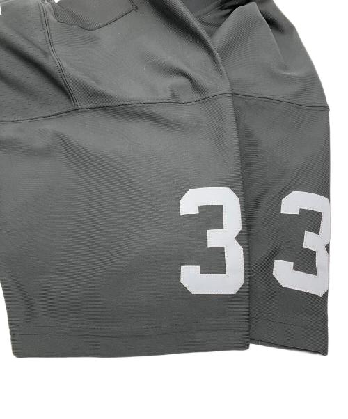 MITCHELL & NESS（ミッチェルアンドネス）MITCHELL & NESS (ミッチェルアンドネス) スポーツウェア LEGACY 1988 Los Angeles Raiders Bo Jackson No.34 ブラック×グレー サイズ:44(L)の古着・服飾アイテム