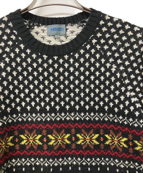 KENZO（ケンゾー）KENZO (ケンゾー) ニット 厚手ニット ブラック サイズ:Fの古着・服飾アイテム