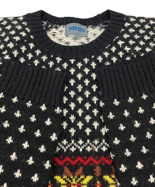 KENZO（ケンゾー）KENZO (ケンゾー) ニット 厚手ニット ブラック サイズ:Fの古着・服飾アイテム