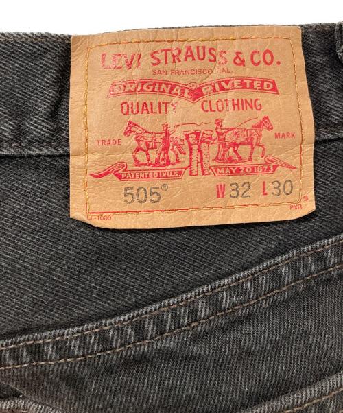 LEVI'S（リーバイス）LEVI'S (リーバイス) デニムパンツ 505 ブラック サイズ:Ｗ32の古着・服飾アイテム
