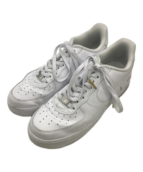 NIKE（ナイキ）NIKE (ナイキ) SUPREME (シュプリーム) ローカットスニーカー AIR FORCE 1 LOW ホワイト サイズ:cm 27の古着・服飾アイテム