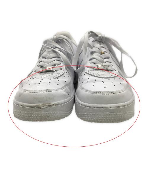 NIKE（ナイキ）NIKE (ナイキ) SUPREME (シュプリーム) ローカットスニーカー AIR FORCE 1 LOW ホワイト サイズ:cm 27の古着・服飾アイテム
