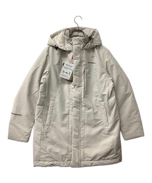 MERRELL（メレル）MERRELL (メレル) 中綿コート プリマロフトギンギジャンジャケット アイボリー サイズ:95の古着・服飾アイテム