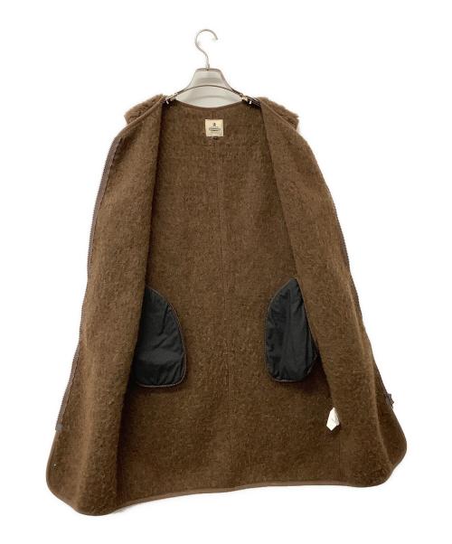 coldbreaker（コールドブレーカー）coldbreaker (コールドブレーカー) ベスト ウール ボア ロングベスト ブラウン サイズ:Lの古着・服飾アイテム