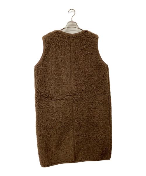 coldbreaker（コールドブレーカー）coldbreaker (コールドブレーカー) ベスト ウール ボア ロングベスト ブラウン サイズ:Lの古着・服飾アイテム