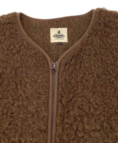 coldbreaker（コールドブレーカー）coldbreaker (コールドブレーカー) ベスト ウール ボア ロングベスト ブラウン サイズ:Lの古着・服飾アイテム