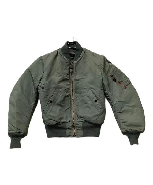 THE REAL McCOY'S（ザ・リアルマッコイズ）THE REAL McCOY'S (ザ・リアルマッコイズ) フライトジャケット オリーブ サイズ:Sの古着・服飾アイテム