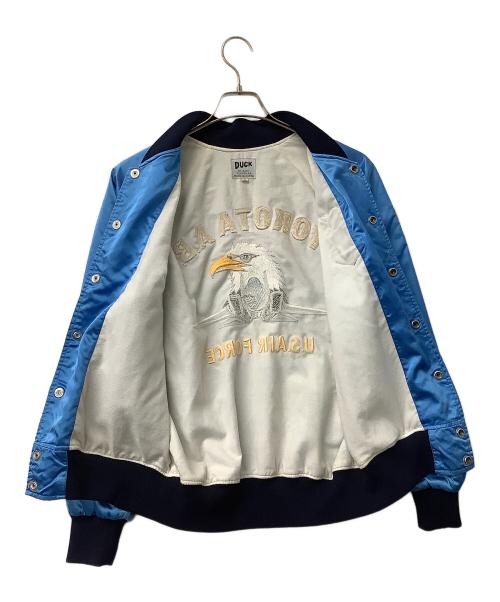 Duck（ダック）Duck (ダック) スーベニアジャケット YOKOTA ブルー サイズ:Sの古着・服飾アイテム