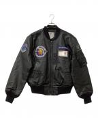 AERO EQUIPMENT LABORATORYエアロエクイップメントラボトリー）の古着「MA-1ジャケット」｜ブラック