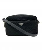 PRADAプラダ）の古着「ショルダーバッグ キルティング」｜ブラック