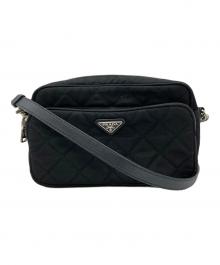 PRADA（プラダ）の古着「ショルダーバッグ キルティング」｜ブラック