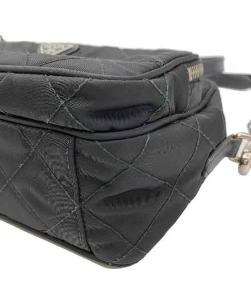PRADA（プラダ）PRADA (プラダ) ショルダーバッグ キルティング ブラックの古着・服飾アイテム