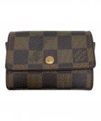 LOUIS VUITTONルイ ヴィトン）の古着「ポルト モネ　プラ　コインケース」｜ブラウン