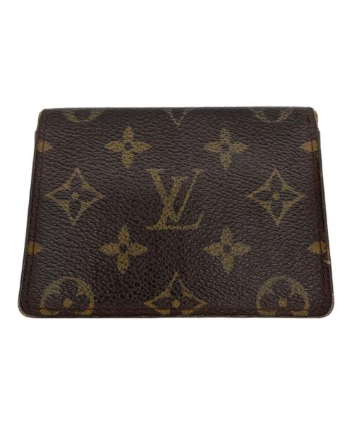 LOUIS VUITTON（ルイ ヴィトン）LOUIS VUITTON (ルイ ヴィトン) ルト2カルト・ヴェルティカル　カードケース ブラウンの古着・服飾アイテム