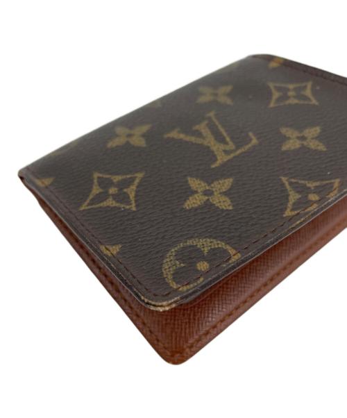 LOUIS VUITTON（ルイ ヴィトン）LOUIS VUITTON (ルイ ヴィトン) ルト2カルト・ヴェルティカル　カードケース ブラウンの古着・服飾アイテム