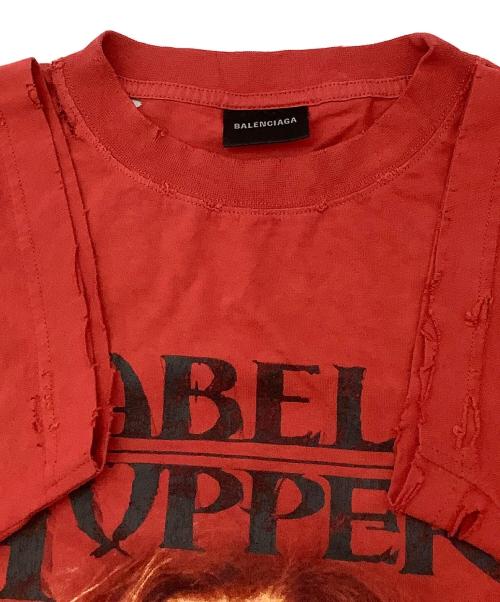 BALENCIAGA（バレンシアガ）BALENCIAGA (バレンシアガ) 半袖カットソー　ISABELLE レッド サイズ:XSの古着・服飾アイテム
