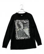 stussyステューシー）の古着「長袖Tシャツ」｜ブラック