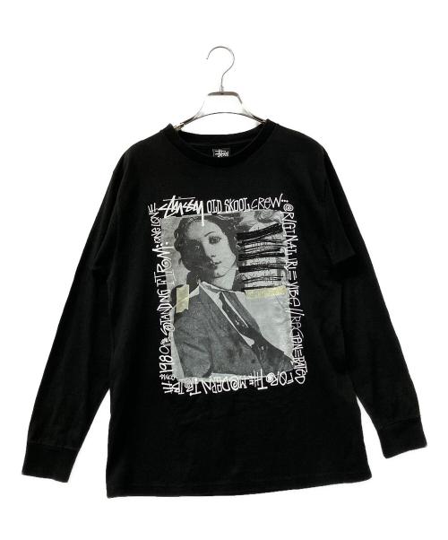 stussy（ステューシー）stussy (ステューシー) 長袖Tシャツ ブラック サイズ:Mの古着・服飾アイテム