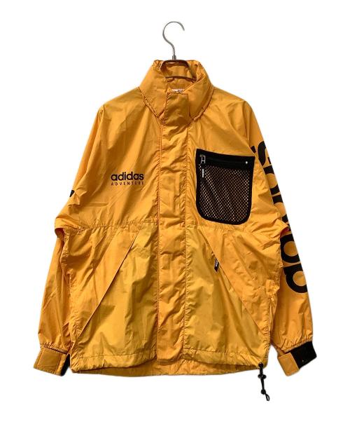 adidas ADVENTURE（アディダスアドベンチャー）adidas ADVENTURE (アディダスアドベンチャー) ナイロンジャケット Nylon Kayak Jacket デサント製 イエロー サイズ:Lの古着・服飾アイテム