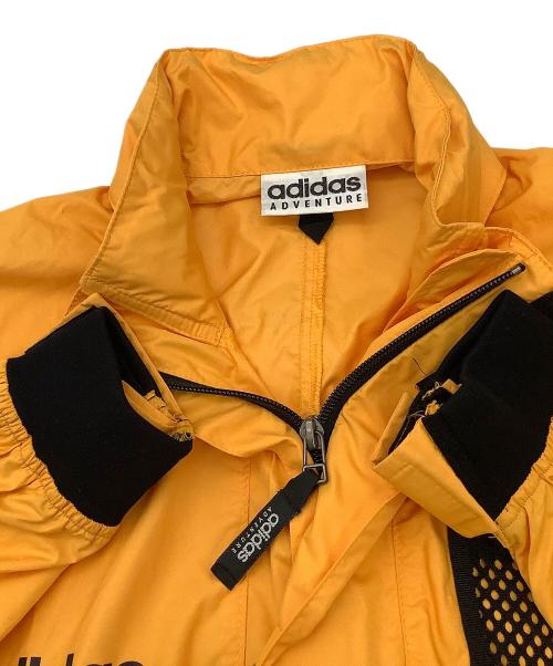 adidas ADVENTURE（アディダスアドベンチャー）adidas ADVENTURE (アディダスアドベンチャー) ナイロンジャケット Nylon Kayak Jacket デサント製 イエロー サイズ:Lの古着・服飾アイテム