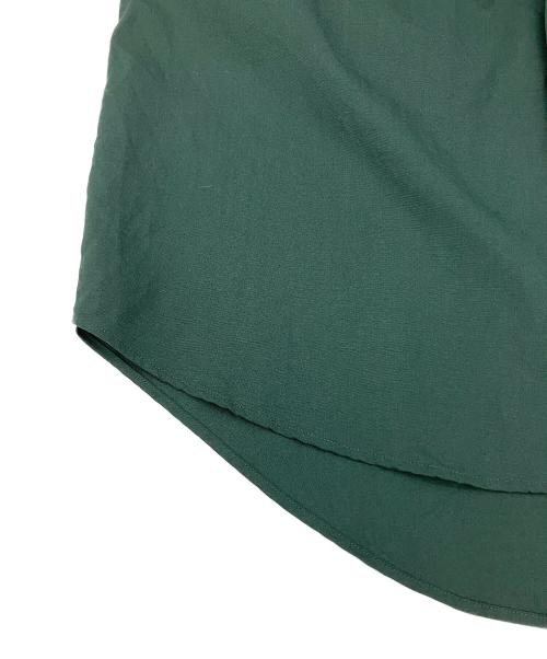 icB（アイシービー）icB (アイシービー) 長袖シャツワンピース グリーン サイズ:Mの古着・服飾アイテム