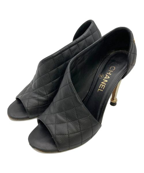 CHANEL（シャネル）CHANEL (シャネル) パンプス ブラック サイズ:37 1/2の古着・服飾アイテム