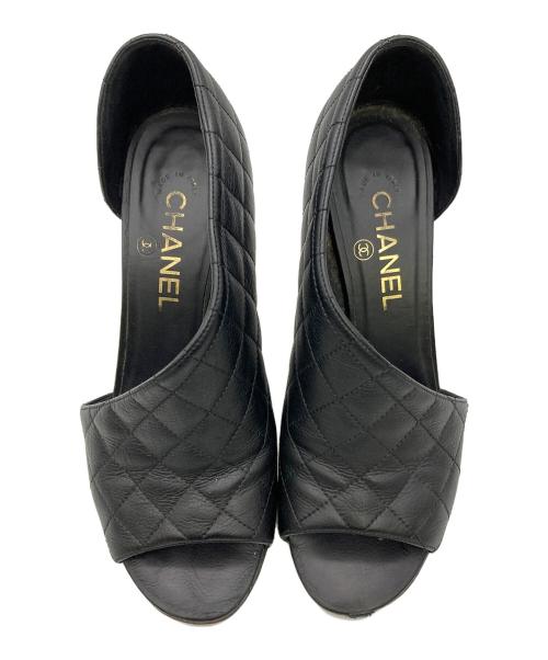 CHANEL（シャネル）CHANEL (シャネル) パンプス ブラック サイズ:37 1/2の古着・服飾アイテム