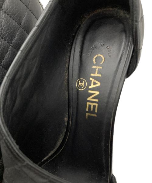 CHANEL（シャネル）CHANEL (シャネル) パンプス ブラック サイズ:37 1/2の古着・服飾アイテム
