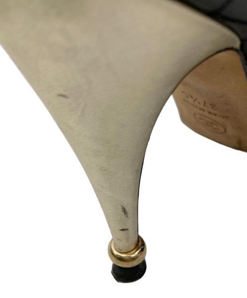 CHANEL（シャネル）CHANEL (シャネル) パンプス ブラック サイズ:37 1/2の古着・服飾アイテム