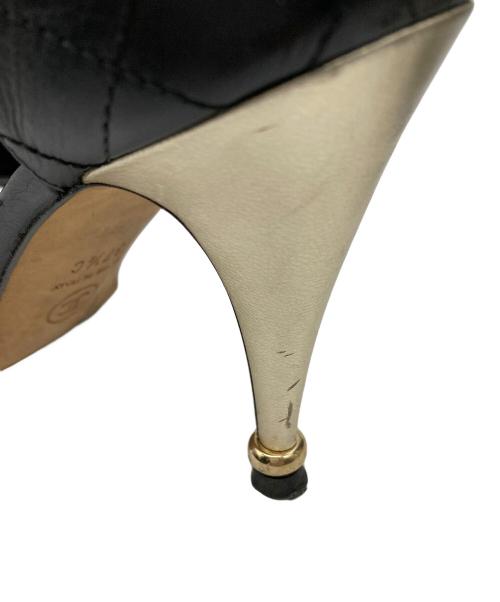 CHANEL（シャネル）CHANEL (シャネル) パンプス ブラック サイズ:37 1/2の古着・服飾アイテム