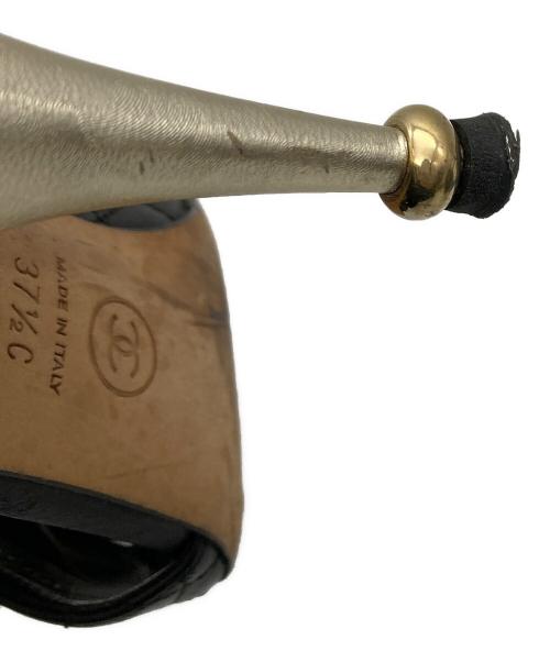 CHANEL（シャネル）CHANEL (シャネル) パンプス ブラック サイズ:37 1/2の古着・服飾アイテム