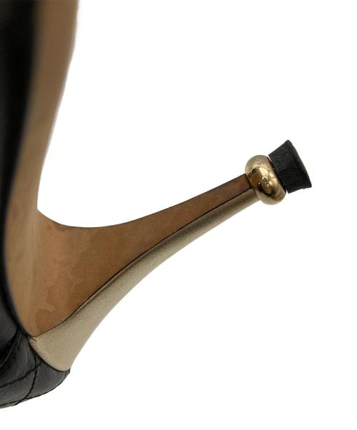 CHANEL（シャネル）CHANEL (シャネル) パンプス ブラック サイズ:37 1/2の古着・服飾アイテム