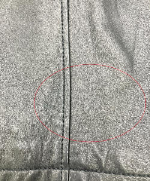 Eddie Bauer（エディーバウアー）Eddie Bauer (エディーバウアー) レザーコート ブラック サイズ:Mの古着・服飾アイテム
