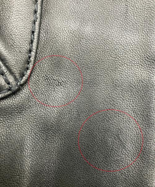Eddie Bauer（エディーバウアー）Eddie Bauer (エディーバウアー) レザーコート ブラック サイズ:Mの古着・服飾アイテム