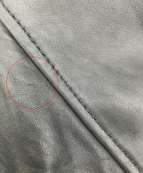 Eddie Bauer（エディーバウアー）Eddie Bauer (エディーバウアー) レザーコート ブラック サイズ:Mの古着・服飾アイテム