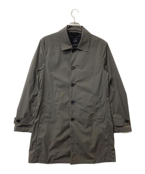 BLACK LABEL CRESTBRIDGE（ブラックレーベル クレストブリッジ）BLACK LABEL CRESTBRIDGE (ブラックレーベル クレストブリッジ) コート ナイロン ステンカラーコート グレー サイズ:Lの古着・服飾アイテム