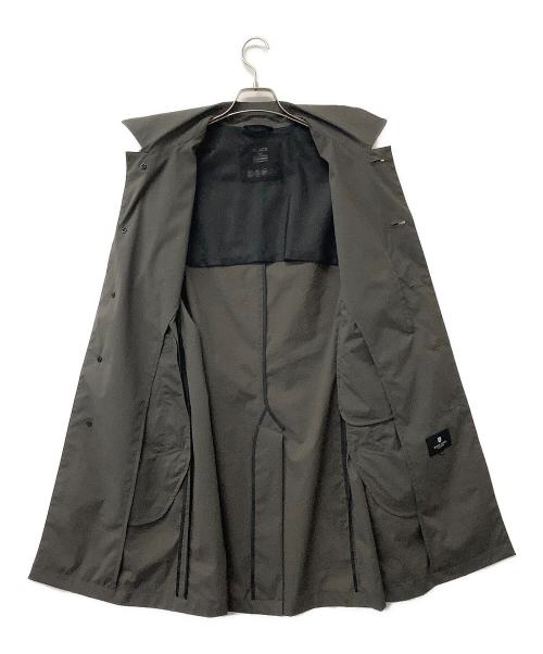 BLACK LABEL CRESTBRIDGE（ブラックレーベル クレストブリッジ）BLACK LABEL CRESTBRIDGE (ブラックレーベル クレストブリッジ) コート ナイロン ステンカラーコート グレー サイズ:Lの古着・服飾アイテム