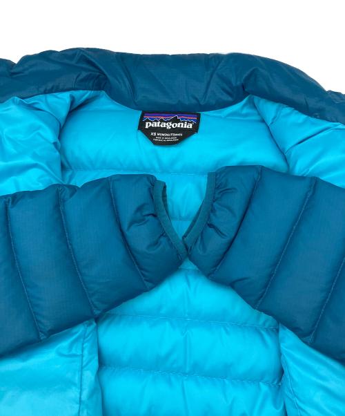 Patagonia（パタゴニア）Patagonia (パタゴニア) ダウンジャケット ダウンセーター（ポケッタブル ダウンジャケット） ブルー サイズ:XSの古着・服飾アイテム