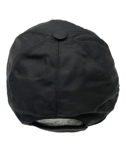 PRADA（プラダ）PRADA (プラダ) Re-Nylon ベースボールキャップ ブラックの古着・服飾アイテム