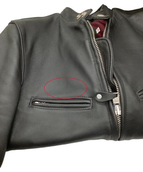 Schott（ショット）Schott (ショット) レザージャケット STAND RIDERS ブラック サイズ:36の古着・服飾アイテム