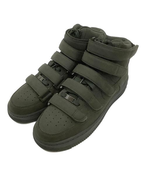 NIKE（ナイキ）NIKE (ナイキ) BILLIE EILISH (ビリー・アイリッシュ) ハイカットスニーカー AIR FORCE 1 HIGH '07 SP オリーブ サイズ:cm27.5の古着・服飾アイテム
