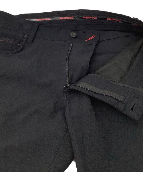 BRIEFING（ブリーフィング）BRIEFING (ブリーフィング) ゴルフウェア(パンツ) MS 5-POCKETS PANTS ブラック サイズ:Mの古着・服飾アイテム