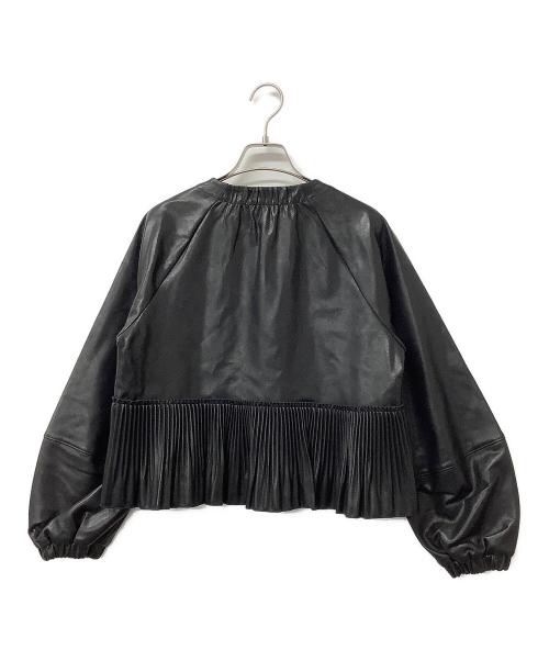 MARILYN MOON（マリリンムーン）MARILYN MOON (マリリンムーン) レザージャケット アーバンリサーチ ロッソ ブラック サイズ:Fの古着・服飾アイテム